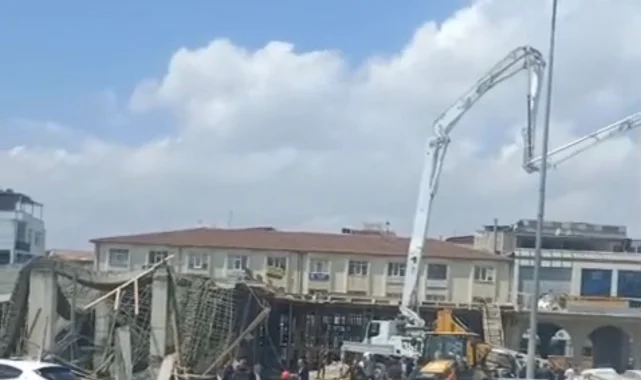 Düzce'de inşaatta hasır çöktü: Yaralı işçiler var!