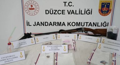 Düzce'de uyuşturucuya 2 tutuklama