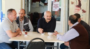 Gebze'de Başkan Büyükgöz Yağcılar sakinlerini dinledi