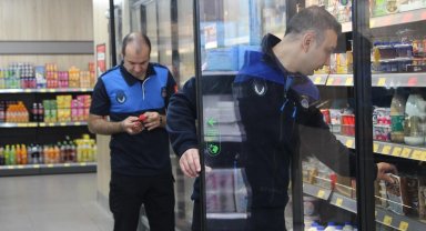 Giresun'da marketlerde zabıta denetimi