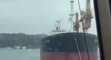 İstanbul Boğazı'nda gemi arızası