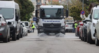 İstanbul Maltepe'de temizlik seferberliği