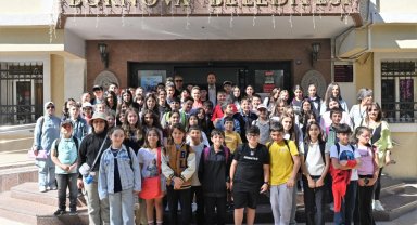 İzmirli miniklerden Bornova Belediyesi'ne ziyaret