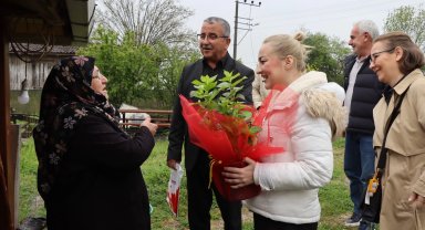 İzmit'ten kırsaldaki annelere özel sürpriz