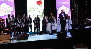 Kayseri Talas'ta Çiçek Festivali'ne muhteşem final