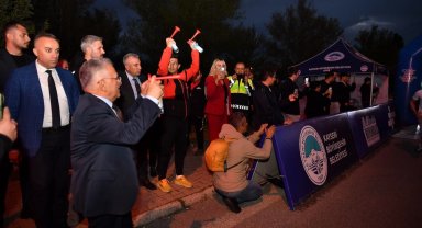 Kayseri'de Gece Koşusu coşkusu