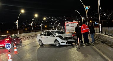 Kocaeli A Takımı'ndan kazaya ilk müdahale