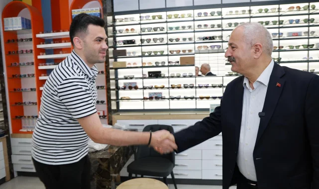 Kocaeli'de Gebze Belediye Başkanı esnafla buluştu