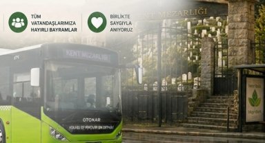 Kocaeli'de mezarlıklara ulaşım ücretsiz