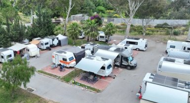 Konyaaltı Karavan Park'ta bayram yoğunluğu
