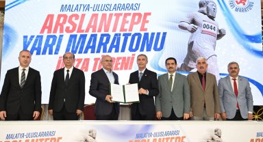 Malatya Arslantepe Yarı Maratonu'nun protokolü imzalandı