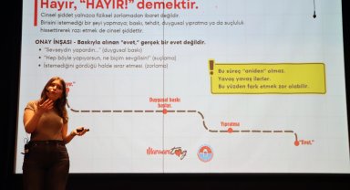 Maltepe'de gençler flört şiddetine karşı bilinçlendirildi