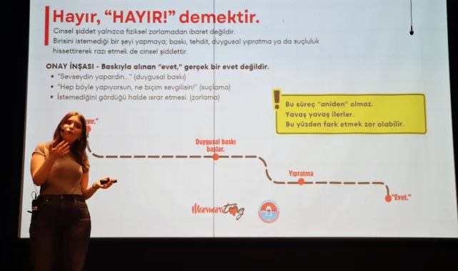 Maltepe'de gençler flört şiddetine karşı bilinçlendirildi