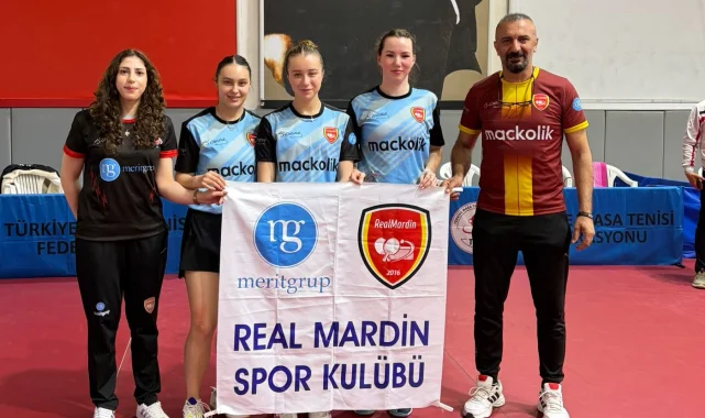 Mardin Kadın Takımı masa tenisinde tarih yazdı