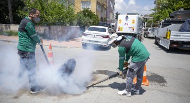 Mersin'de kurban kesim alanlarında hijyen çalışması