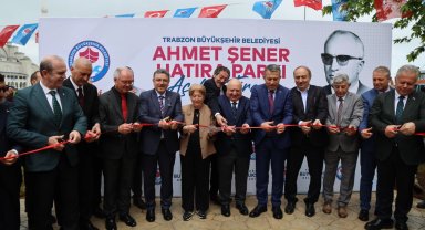 Trabzon'da Ahmet Şener Hatıra Parkı açıldı