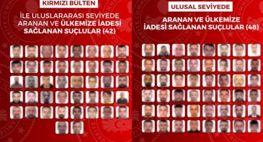 90 suçlu Türkiye'ye iade edildi