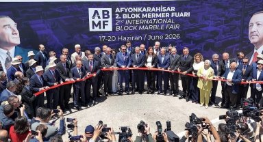 Afyonkarahisar Blok Mermer Fuarı kapılarını açtı... 183 yabancı alıcı Türkiye'de