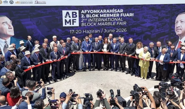 Afyonkarahisar Blok Mermer Fuarı kapılarını açtı... 183 yabancı alıcı Türkiye'de