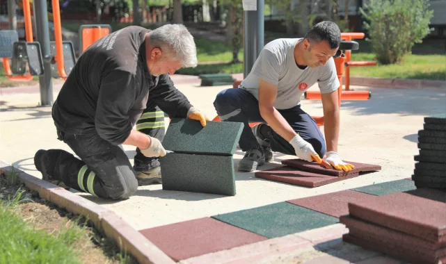 Ankara Keçiören'de parklar yenileniyor