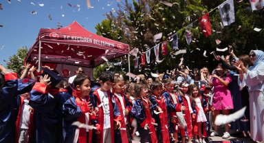 Ankara Keçiören'in minikleri ilk mezuniyet heyecanını yaşadı