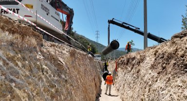 Antalya Kaş'ta içme suyu yatırımı sürüyor