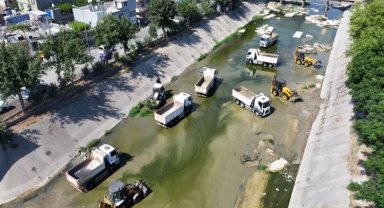 ASKİ, Sarıçam Deresi'nde kapsamlı temizlik başlattı