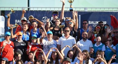Balıkesir'de Plaj Voleybolu Balkan Şampiyonası sona erdi