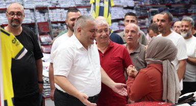 Başkan Özarslan'dan Osmanlı Halk Pazarı esnafına ziyaret