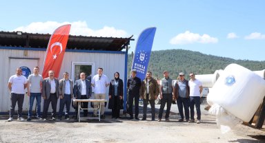 Bursa Büyükşehir'den üreticiye kaba yem desteği