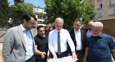 Bursa İnegöl'de Alanyurt Meydan Projesinde sona gelindi