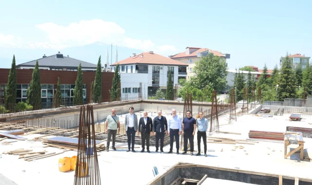 Bursa İnegöl'de devam eden projeler yerinde incelendi