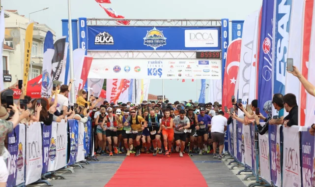 Bursa Mudanya'da 1040 sporcu tarihin izinde koştu