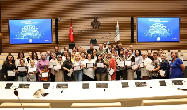 Bursa Nilüfer'de sertifikalı kadın gücü