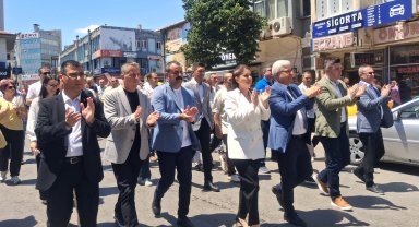 CHP Keşan'da gövde gösterisi yaptı