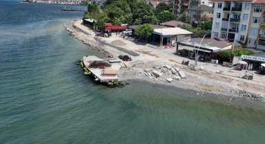 Değirmendere sahili yeni çehresine kavuşuyor
