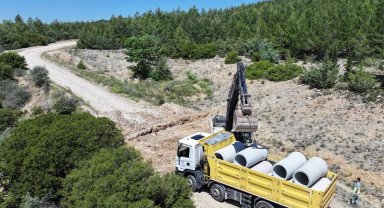 Denizli'de 4 ilçeyi birbirine bağlayan yolda çalışmalar başladı
