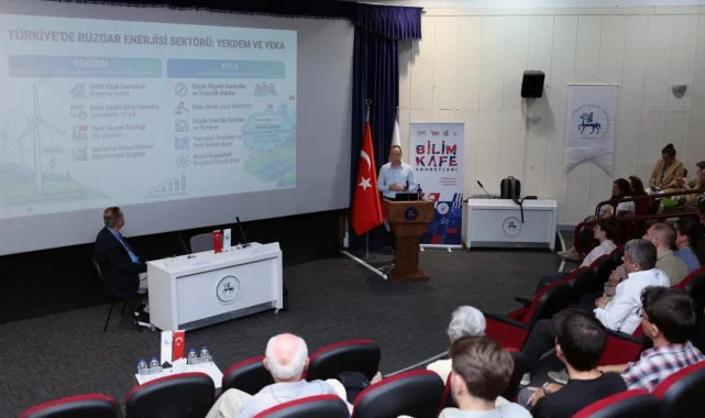DEÜ'de Bilim Kafe Sohbetlerinde alternatif enerji konuşuldu