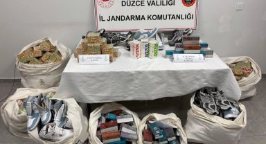 Düzce'de kaçakçılık operasyonu