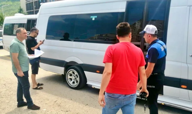 Filmli dolmuşlara ceza yağdı