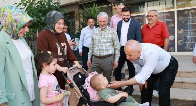 Gebze'de Başkan Büyükgöz Arapçeşme'de esnafla buluştu