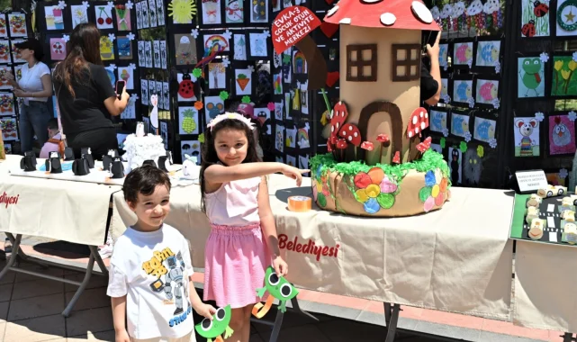 İzmir Bornova'da miniklerin büyük sergisi