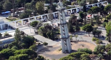 İzmir'in simgesi Paraşüt Kulesi yeniden ayağa kalkıyor