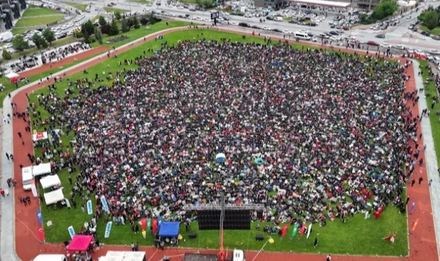 Kayseri Talas'ta maç yayınına YKS molası