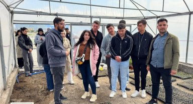Kayseri'de üniversite öğrencilerine tarım eğitimi