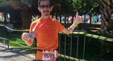 Keşanlı atlet Alper Elmas'tan OYAK 65. Yıl Koşusu'nda büyük başarı