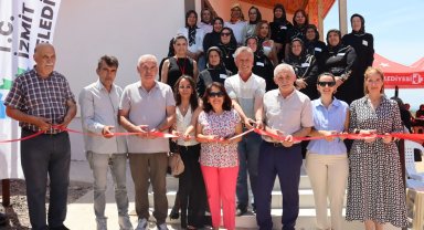 Kocaeli'de İZMEK kursiyerlerinden el emeği sergi