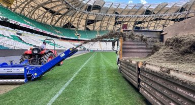 Konya Büyükşehir Stadı'nda renovasyon çalışmaları