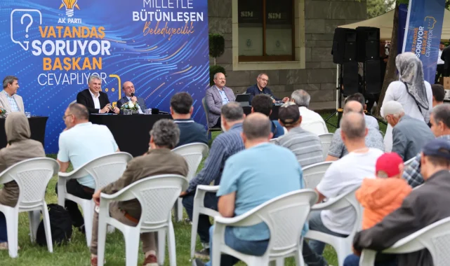 Konya Selçuklu'da Başkan Pekyatırmacı vatandaşlarla buluştu