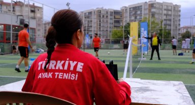 Konya'da ayak tenisi hazırlığı